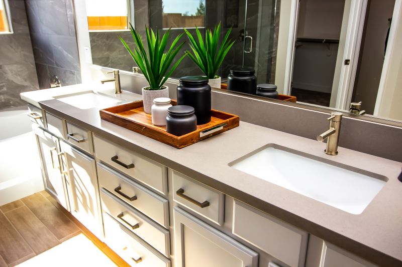 Contemporary Vanity with Double Sinks