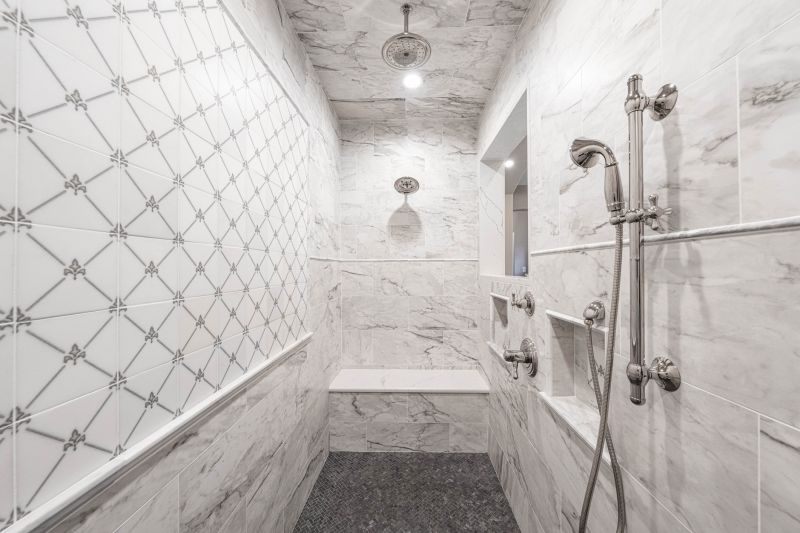 Luxury Tile Work in Shower Area